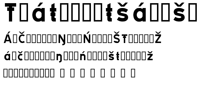 TRATEXVITSAMISK VITSAMISK font